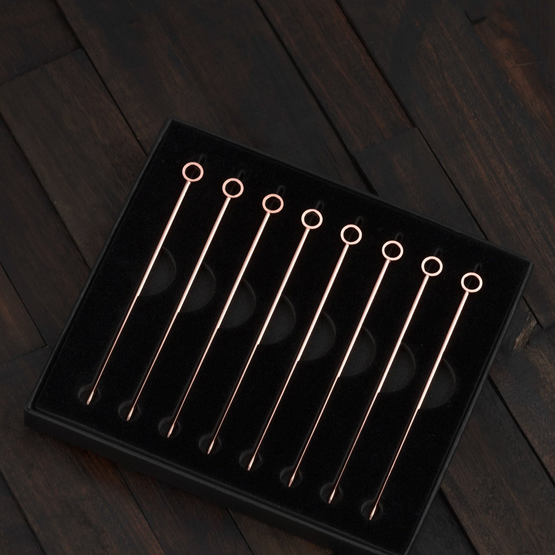 8-Pack Professional XL-Cocktail Picks (Copper in Gift Box) - Osadia Concept Store