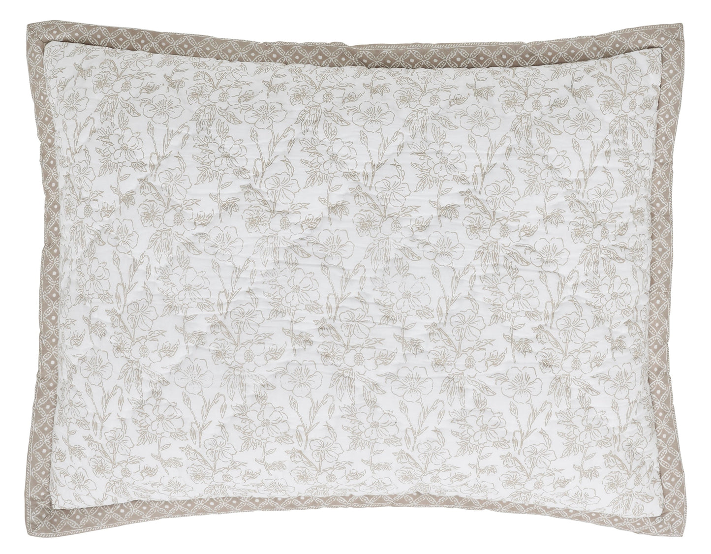 Bliss Printed Cotton Quilted Quilt Sham