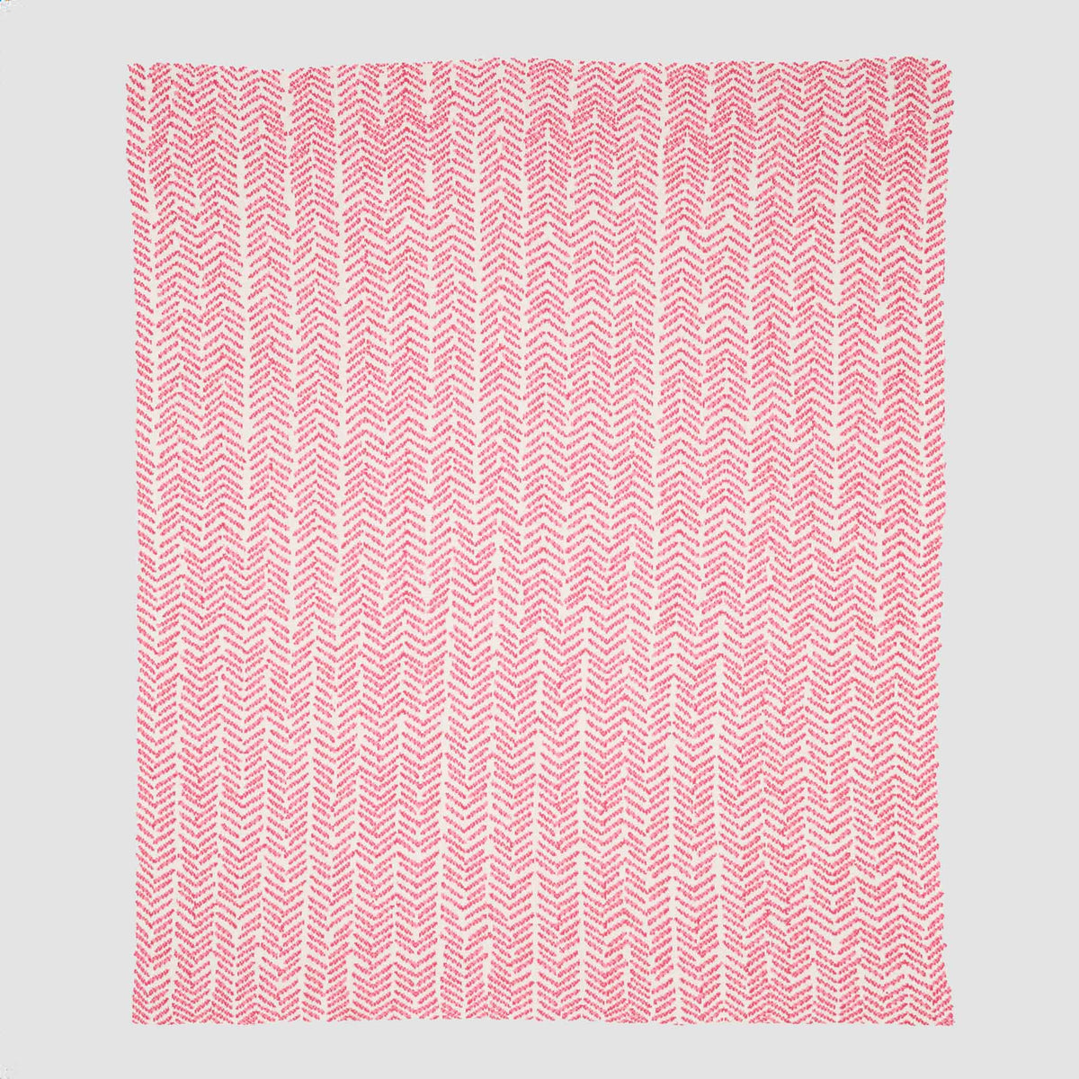 Breast Cancer - Cotton Sustainable Knit Warrior Throw Blanket Pink