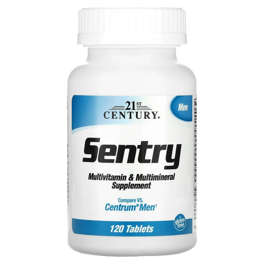 21st Century Sentry Men, Multivitamin & Multimineral Supplement, 120 Tablets