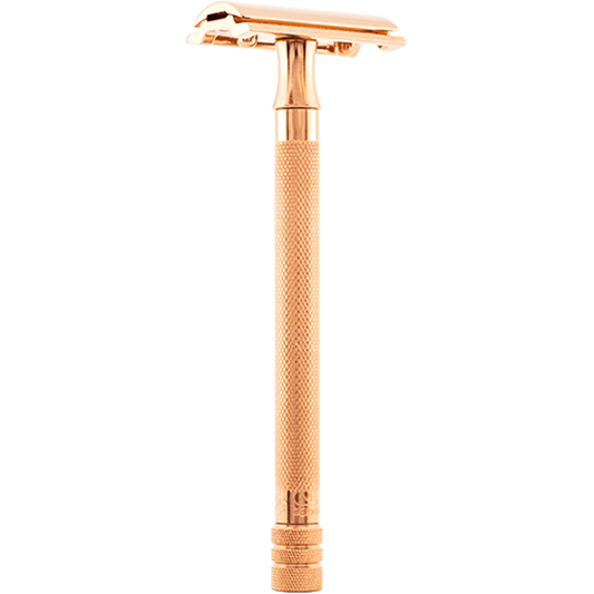 Merkur Safety Razor 24C Long Handle Rose Gold