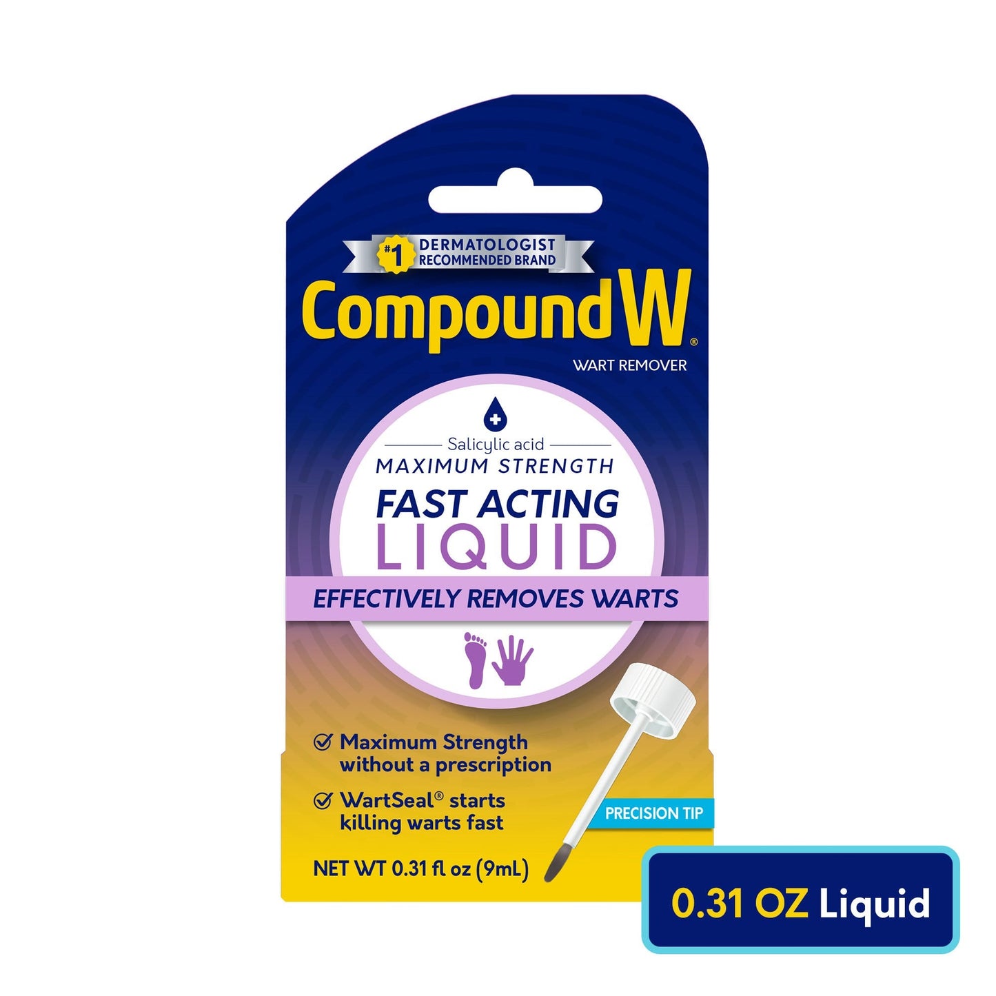 Compound W Maximum Strength Fast Acting Liquid Wart Remover - 0.31 Fl Oz