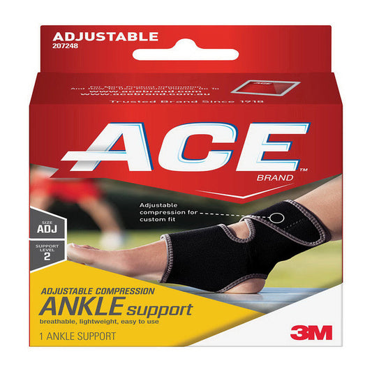 ACE Ankle Support, Neoprene, Adjustable