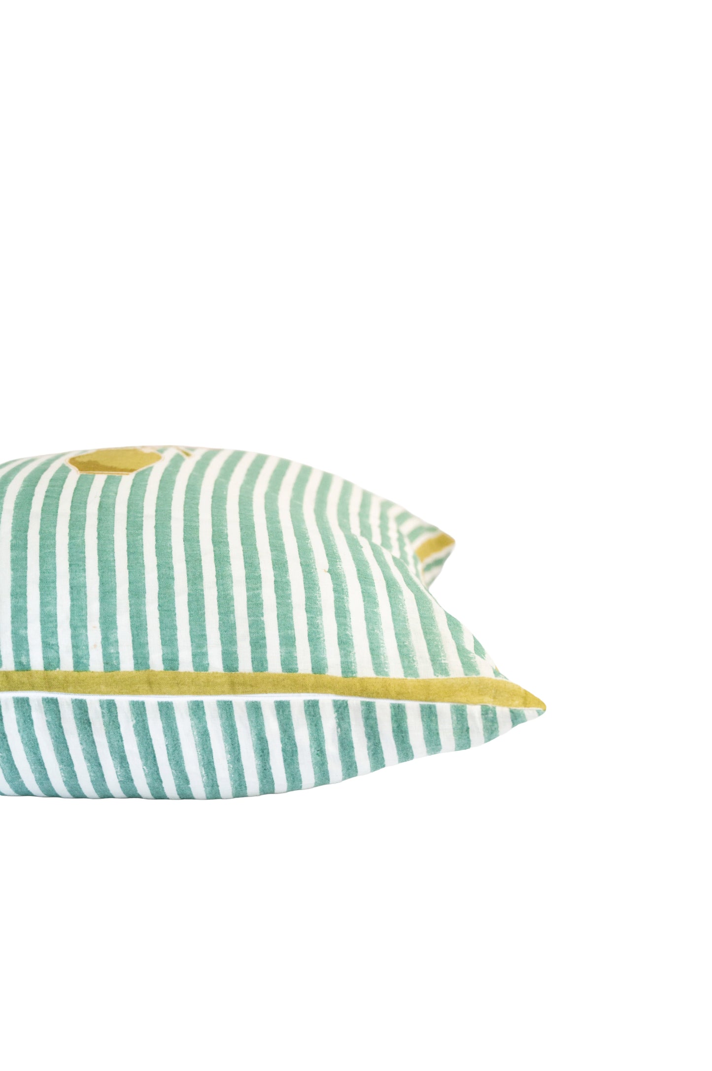 Mona's Flower - Hand Block Printed Pillow Cover