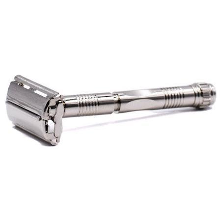 Parker 90R Long Handle Double-Edge Safety Razor