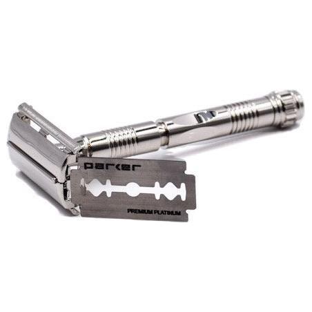 Parker 90R Long Handle Double-Edge Safety Razor