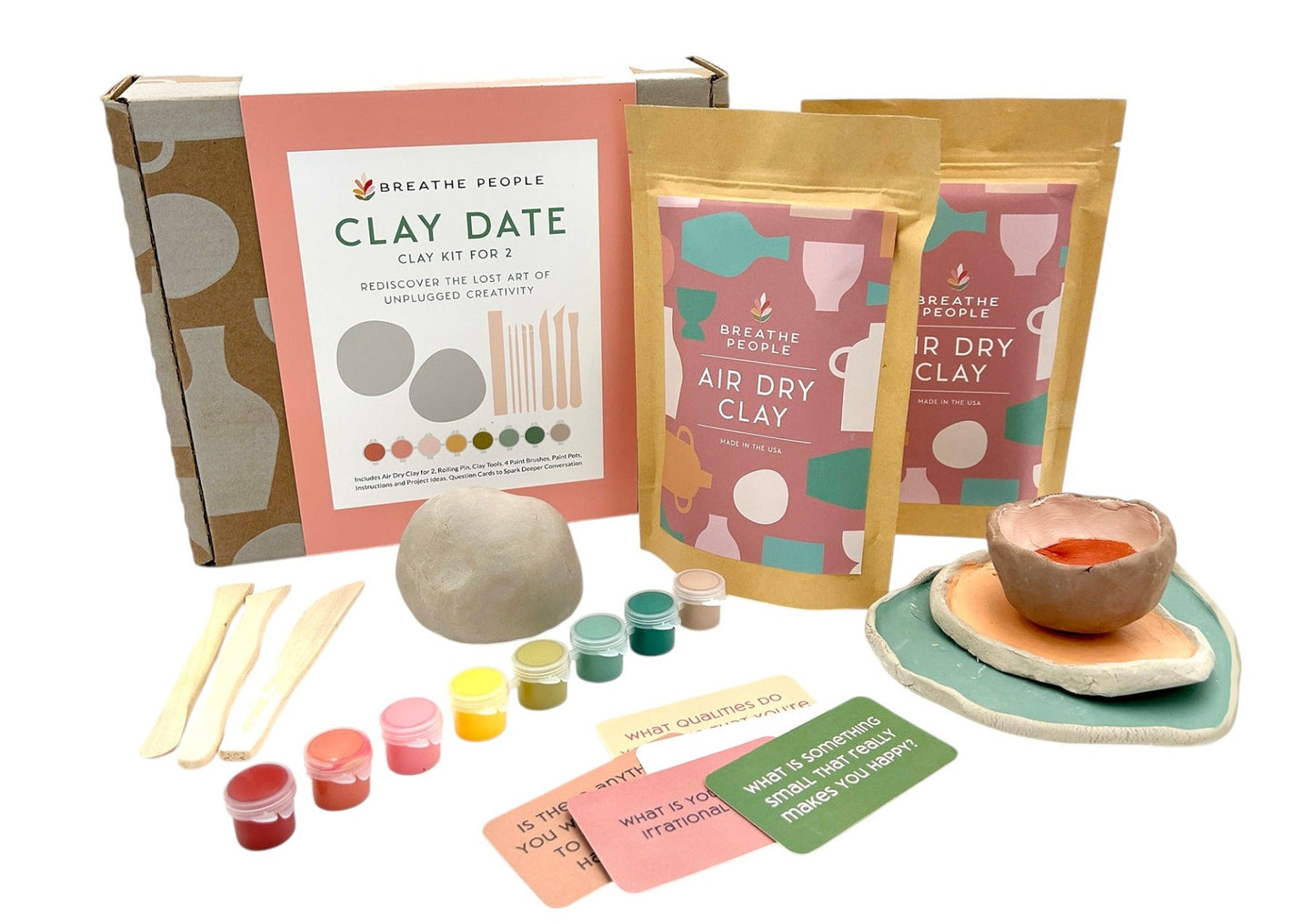 Clay Date: Creative Clay Kit for Two