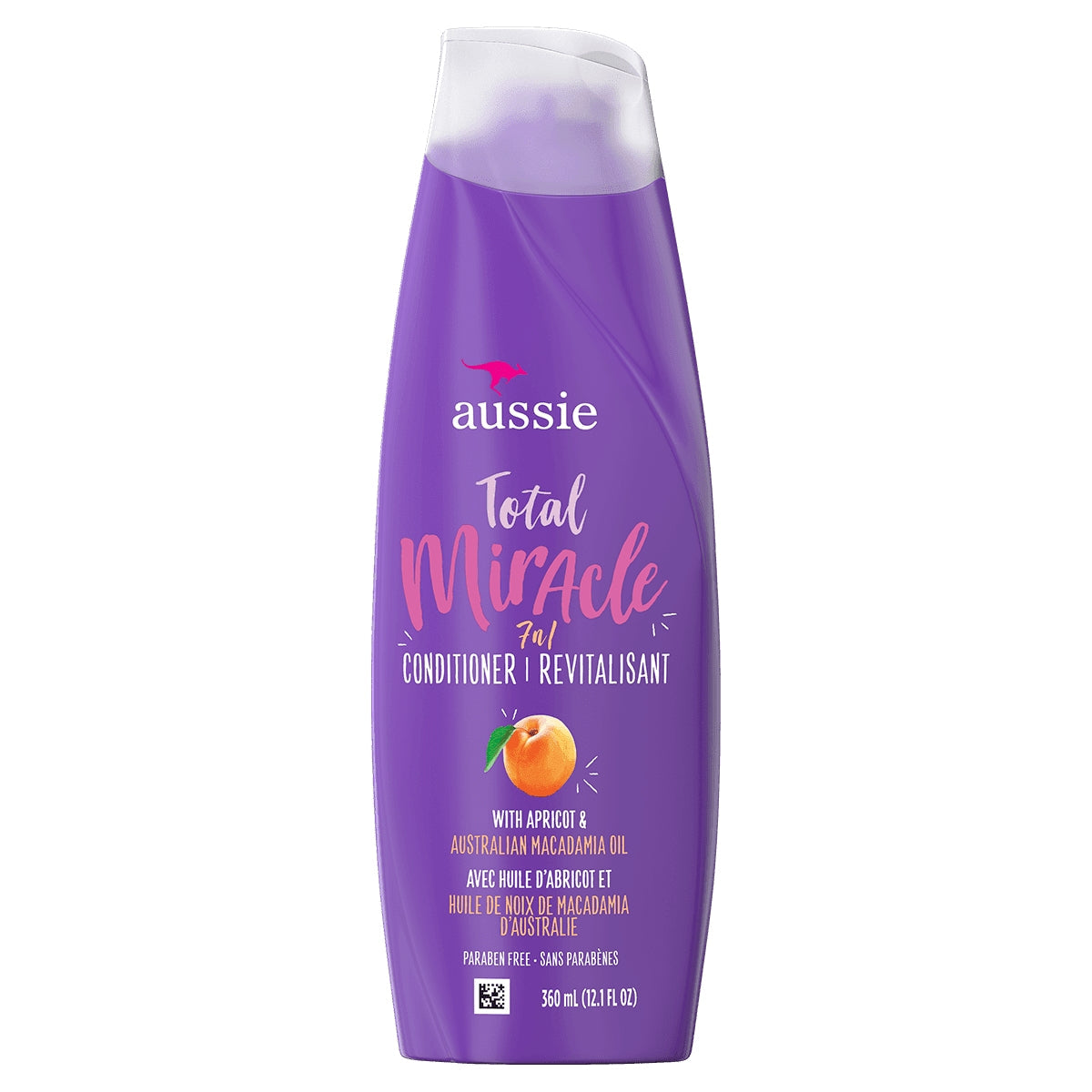 Aussie Er, 7 In 1, With Apricot & Australian Macadamia Oil, Total Miracle 12.1 Fl Oz