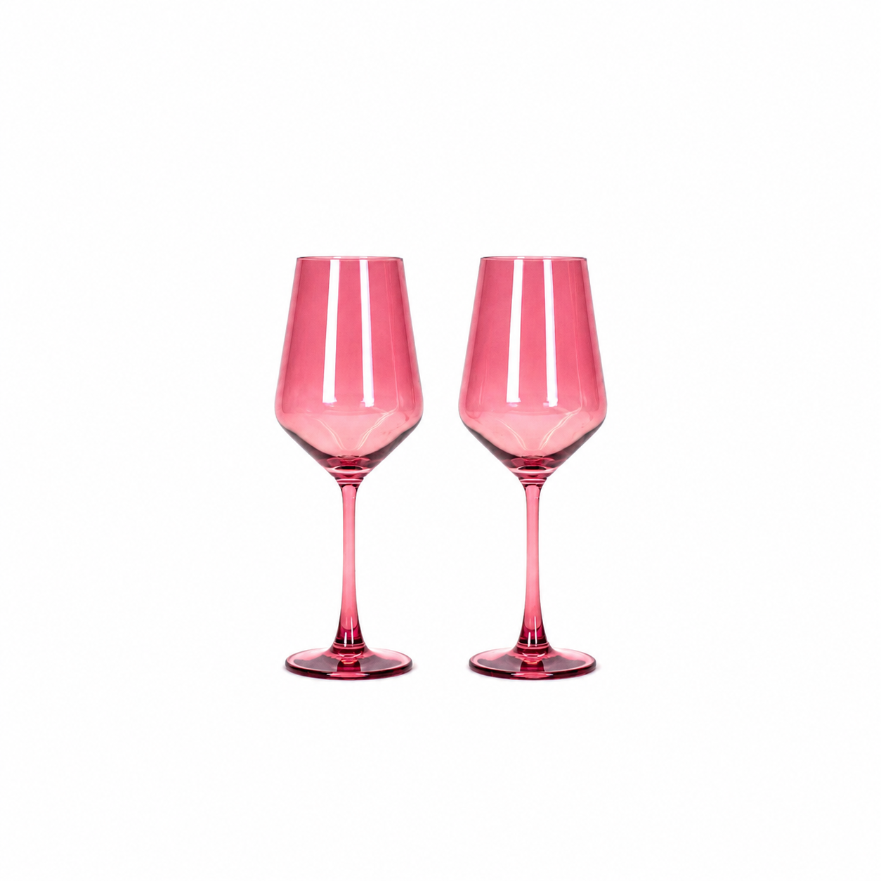 Mauvelous - Colored Wine Glass