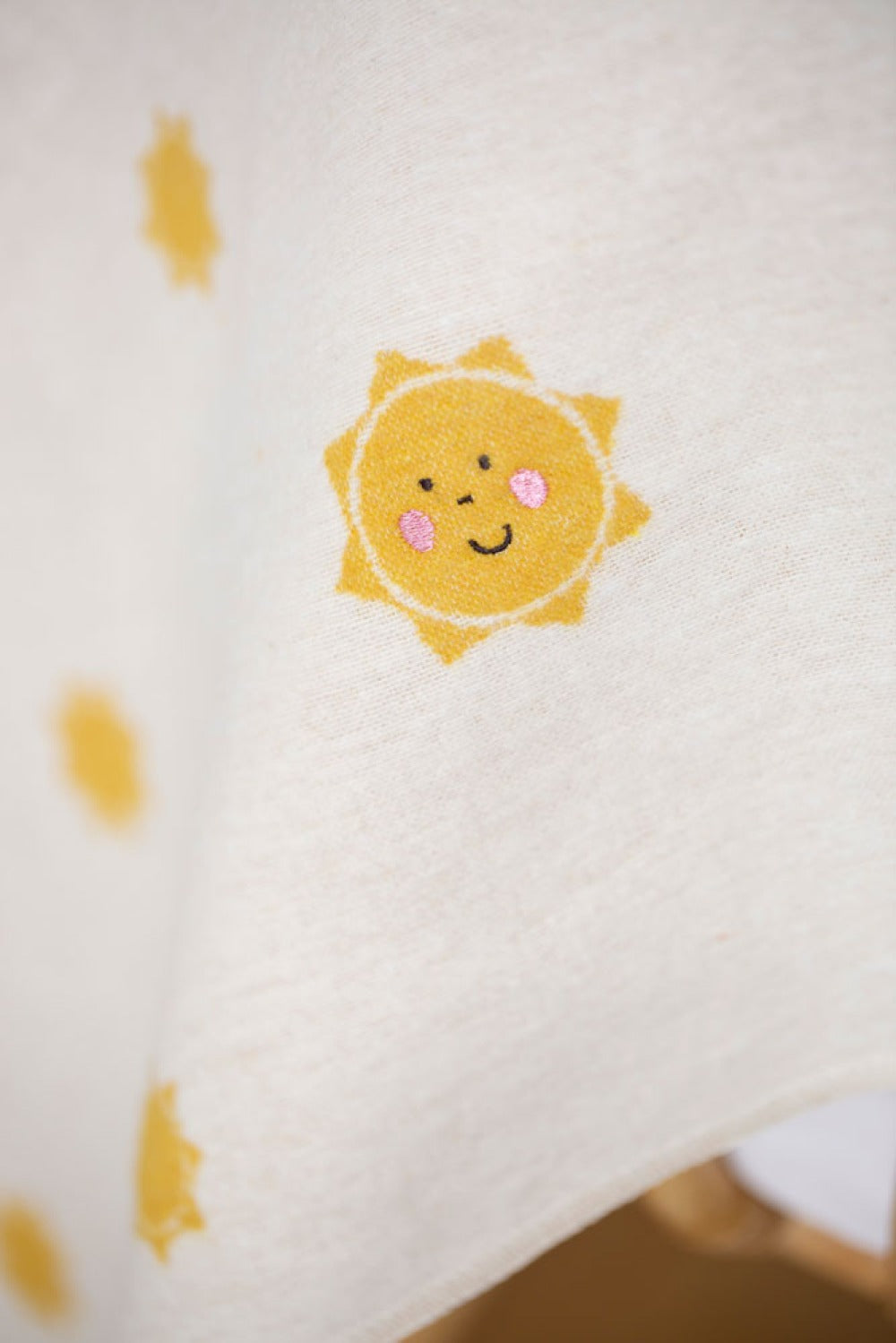 JUWEL Baby Blanket "Suns Allover" with Embroidery