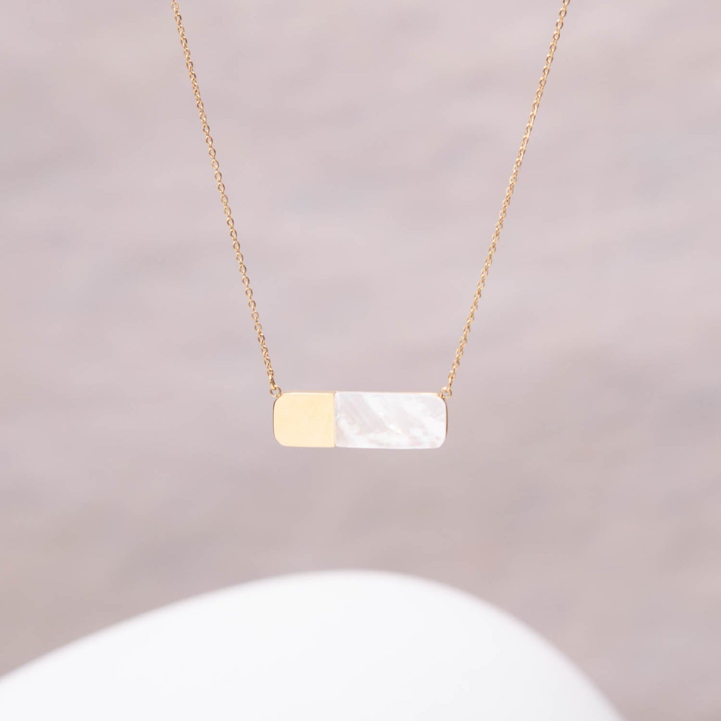 Courage Light and Gold Necklace