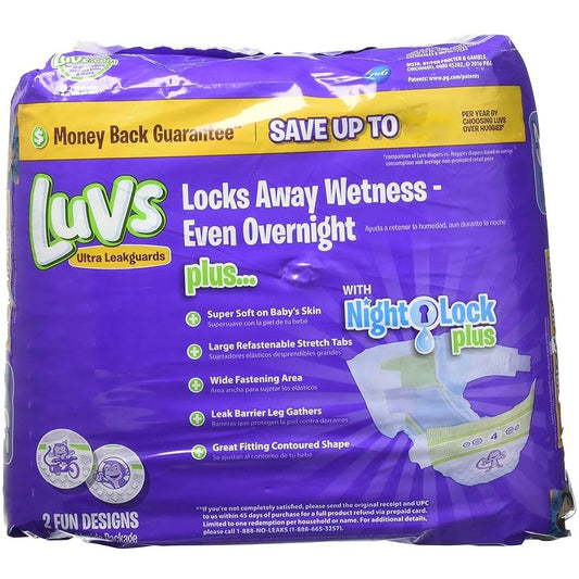 Luvs with Ultra Leakguards, Size 4 Diapers, 29 ea