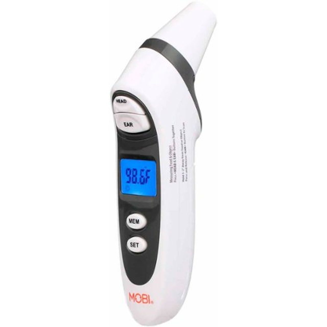 Mobi Prime Ear & Forehead Thermometer With Food And Bottle Readings (70121)