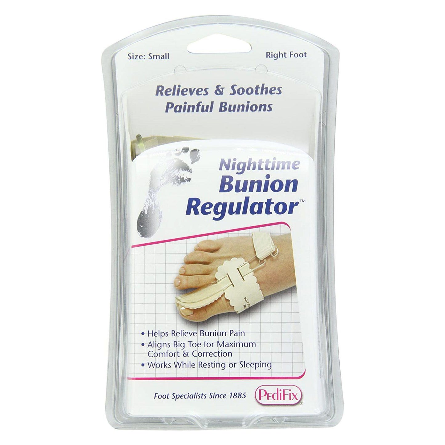 PediFix Nighttime Bunion Regulator Small Right