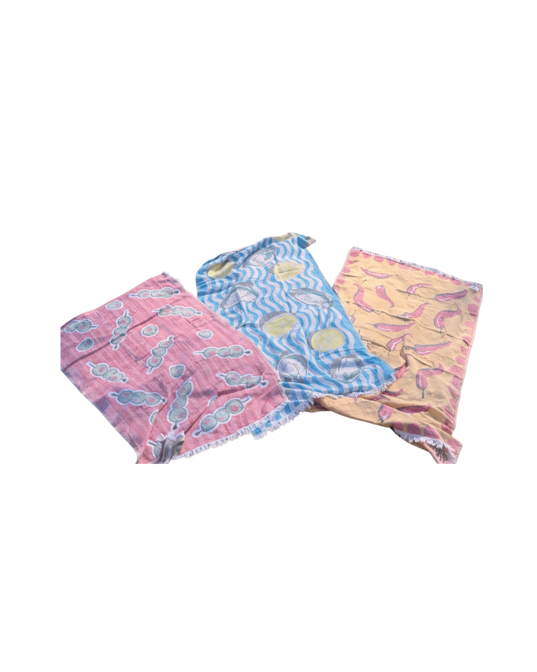 Mediterranean Mini Towel Set (Set of 3)