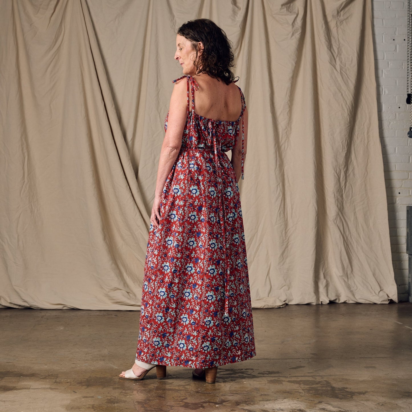Kanya Floral Cotton Maxi Style Dress
