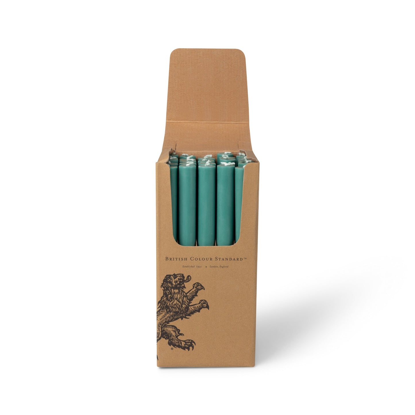 S/25 Beryl Green Dinner Candles