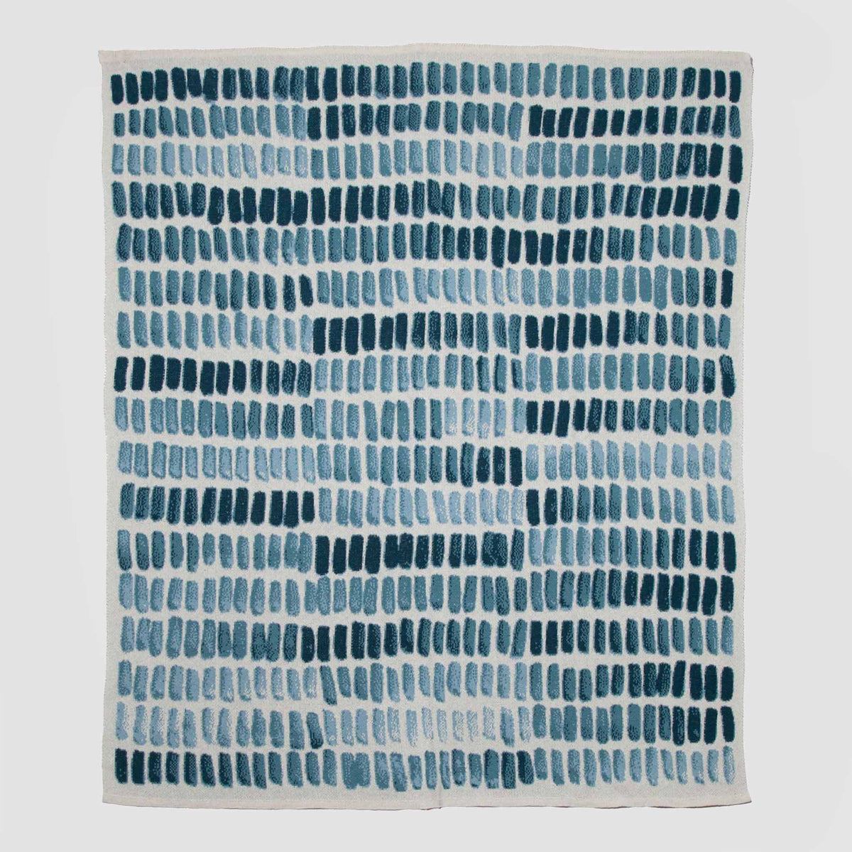 Watercolor by Kelly Harris Smith - Cotton Sustainable Knit Patterned Throw Blanket