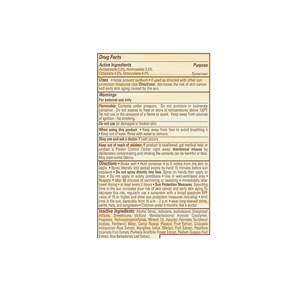 Hawaiian Tropic Silk Hydration Sunscreen, Weightless, Clear Spray, Broad Spectrum SPF 30