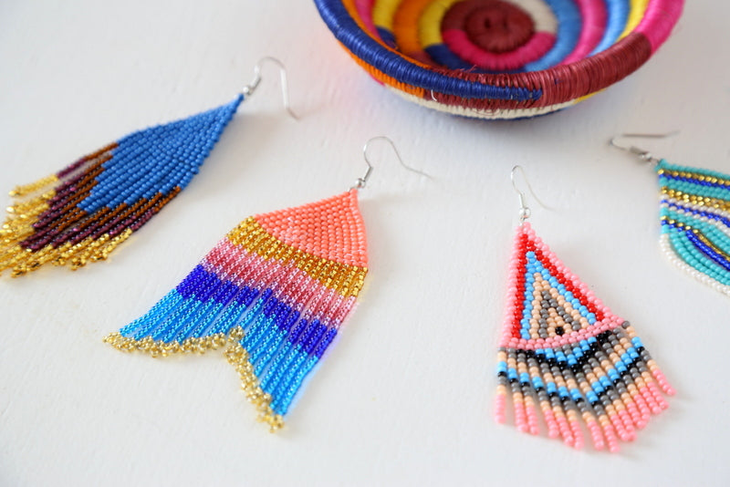 Bubble Gum Embera Earrings