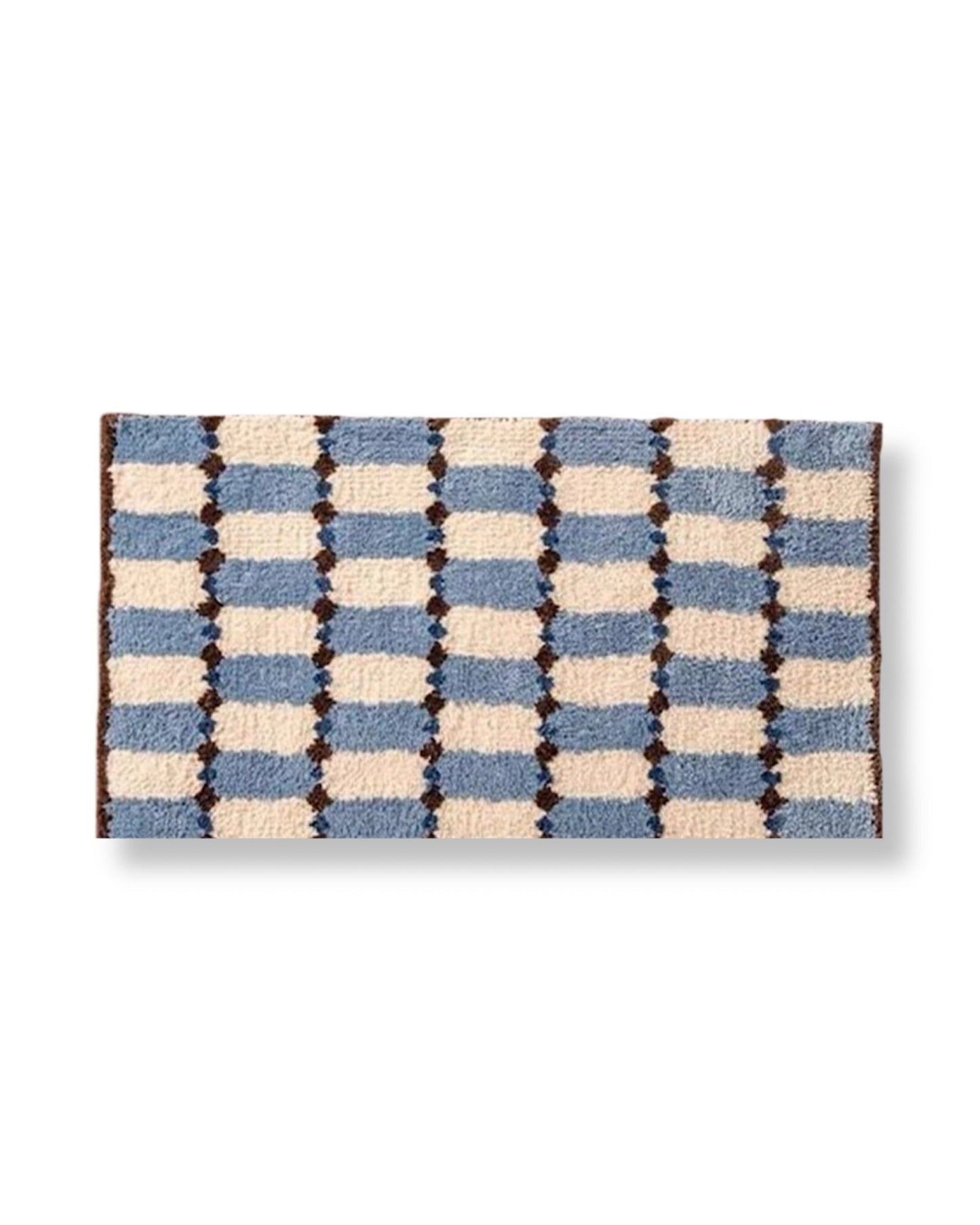 Retro Checker Bath Rug