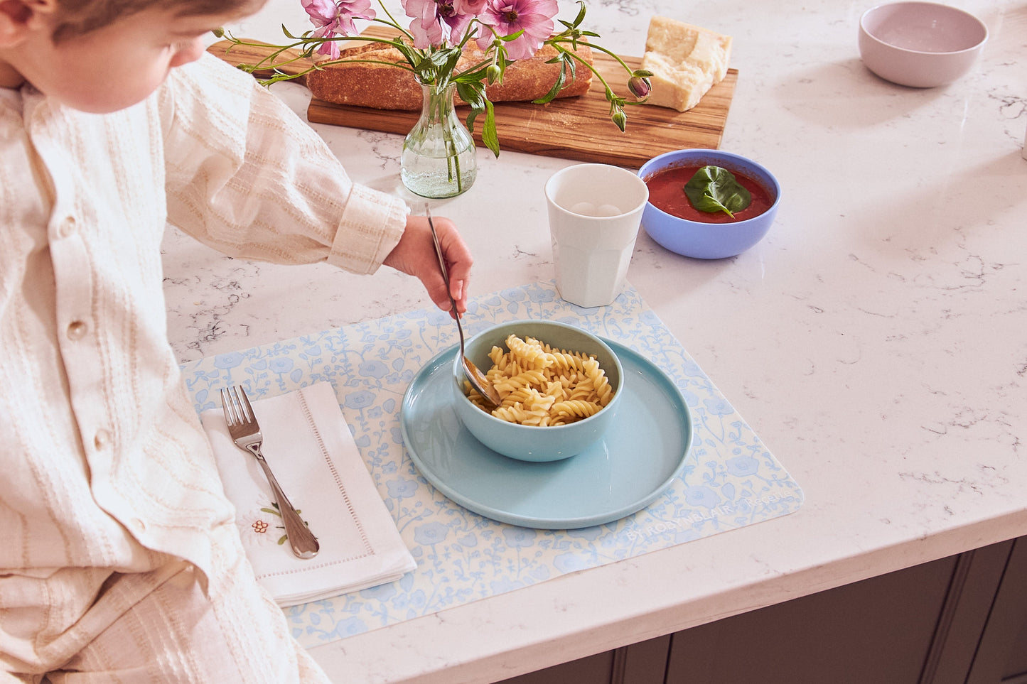 Plate and Bowl Set | Seafoam