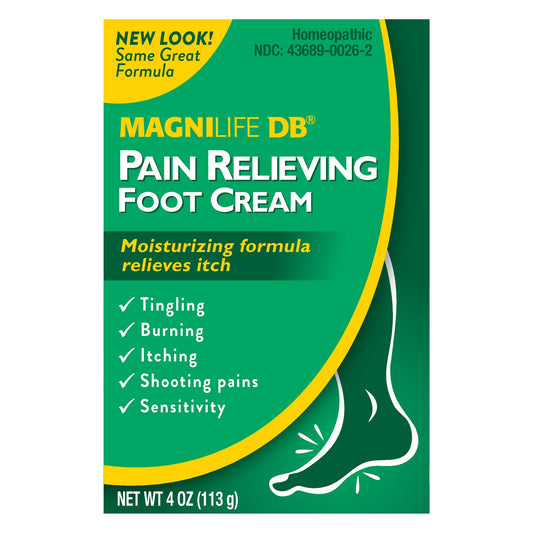 MagniLife DB Diabetes Pain Relieving Foot Cream, 4 Oz