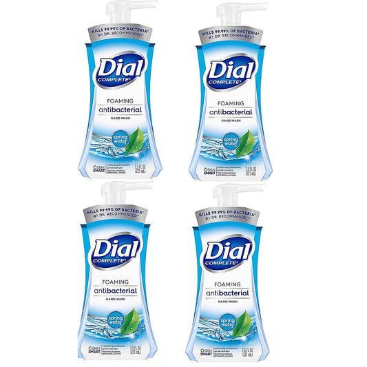 Dial Complete 7.5 Oz. Spring Water Antibacterial Foaming Hand Soap