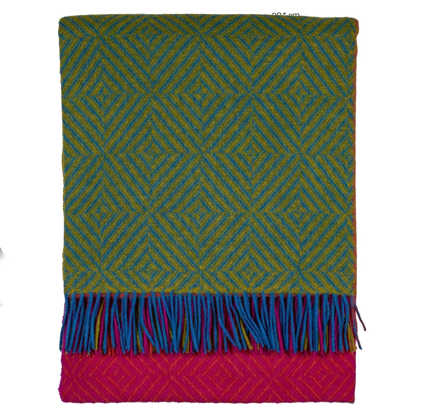 Southampton Home Merino Wool Throw – Block Brilliant | UK Made