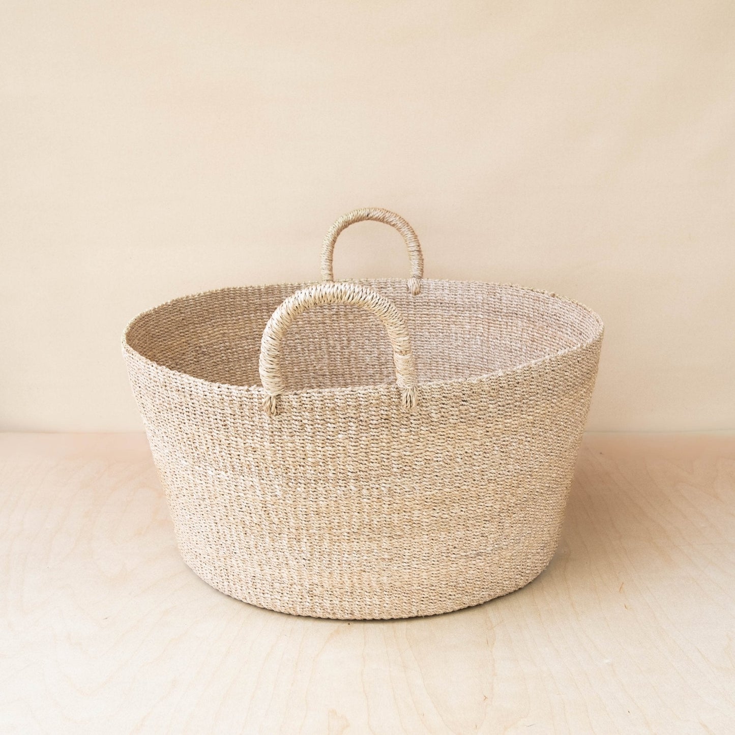 Large Round Woven Basket - Modern Baskets | LIKHÂ