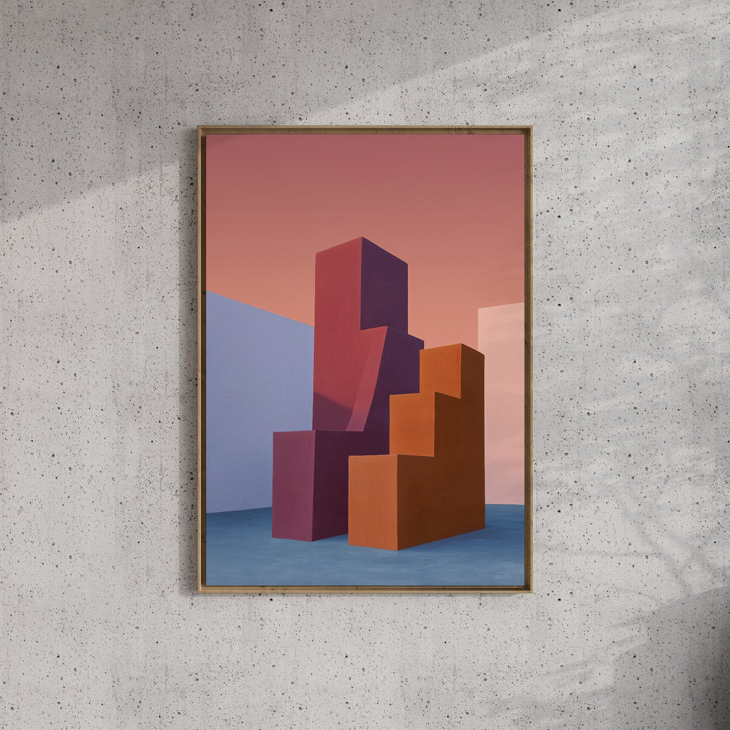 Form and Structure No. 02 — Geometric Abstract Art Print
