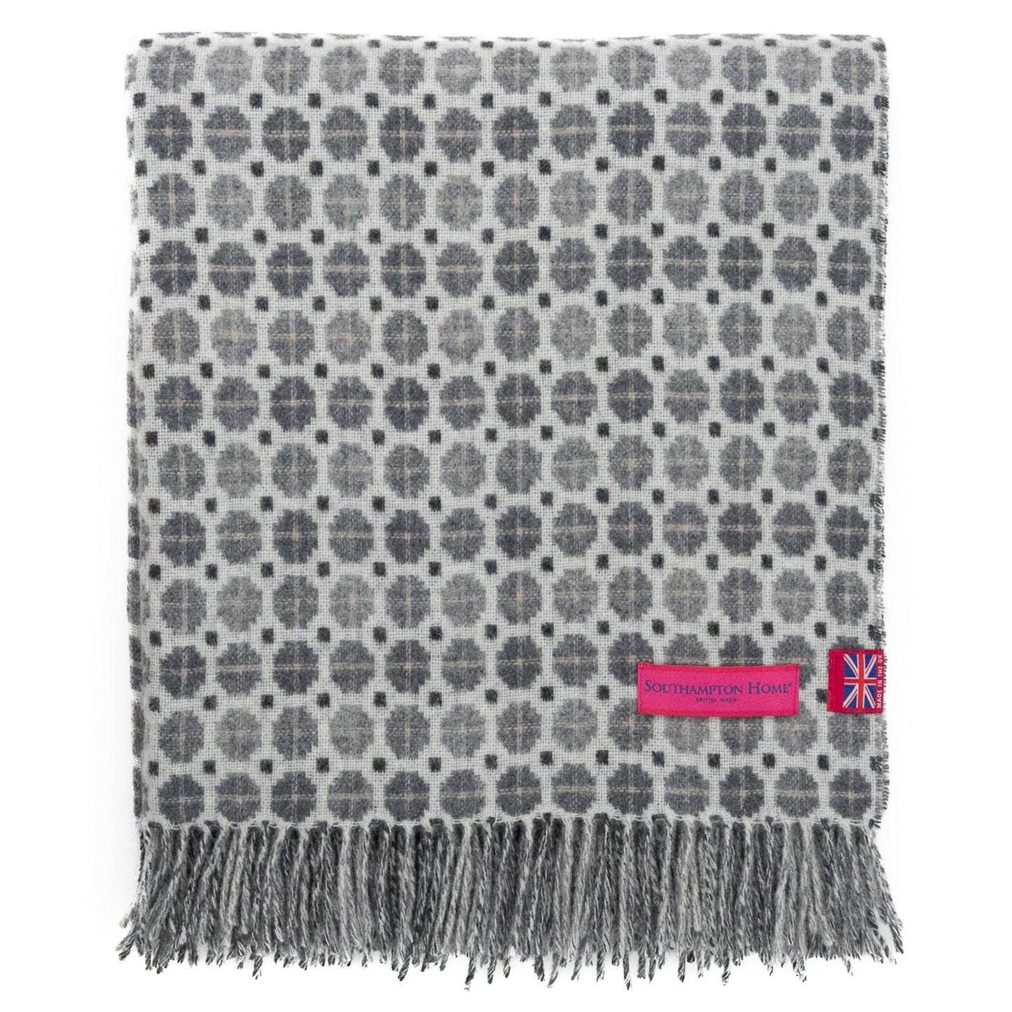 Southampton Home Merino Wool Medallion (Grey)