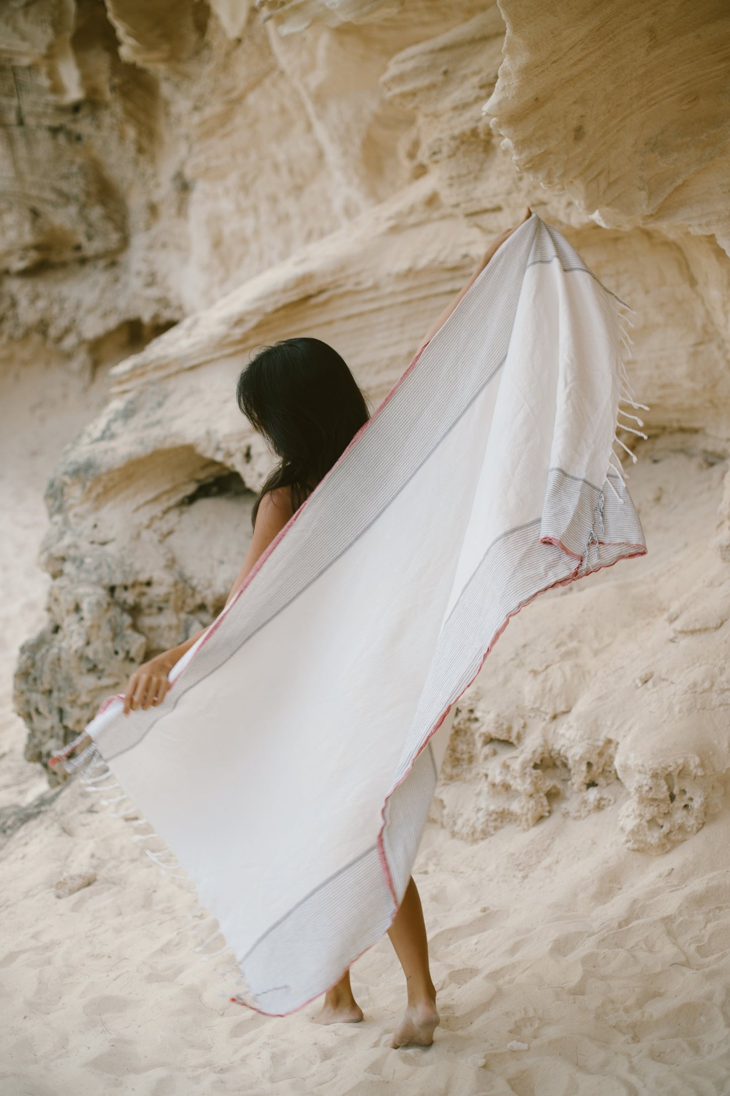 Ivory Cherry Tribeca Towel