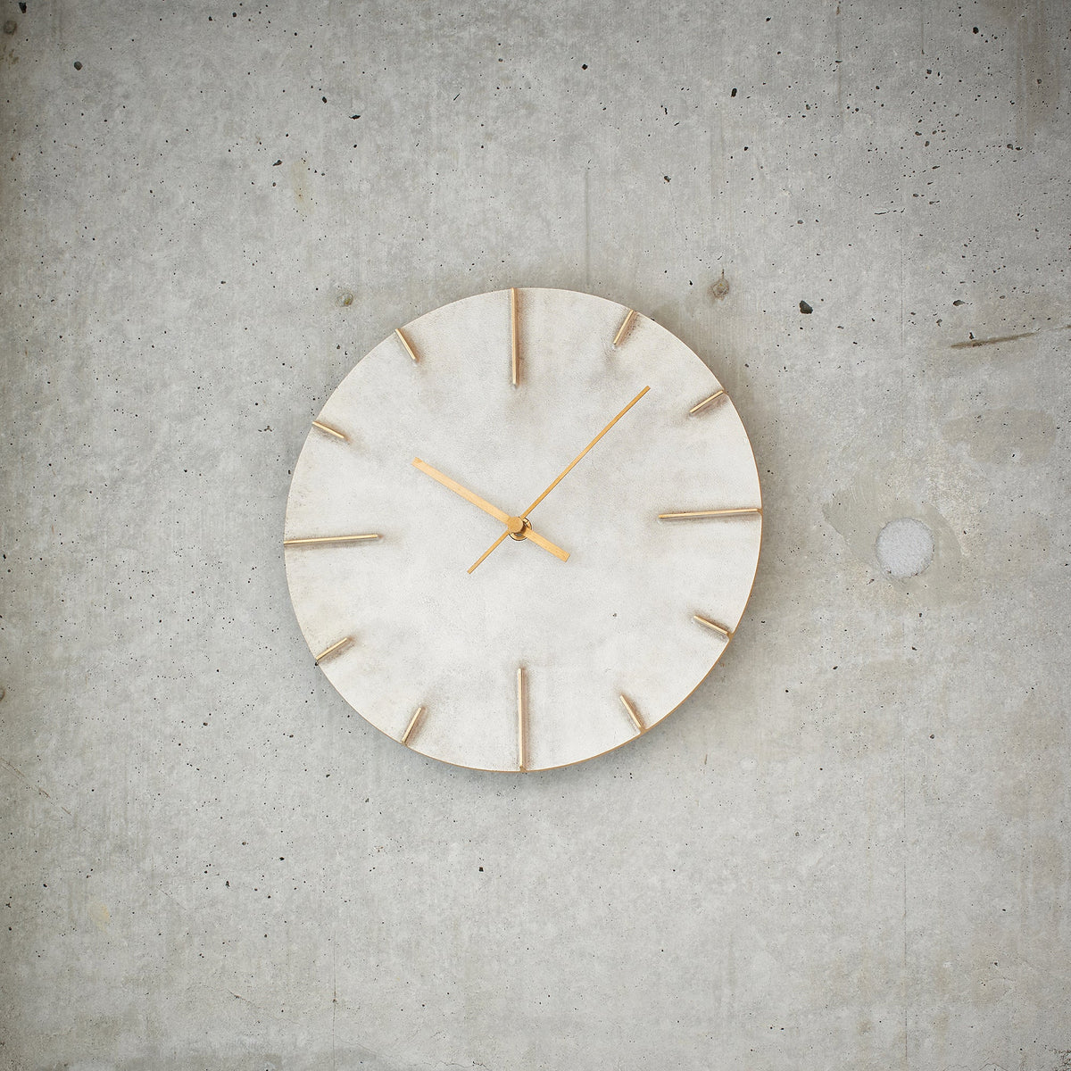 Lemnos Quaint Cast Brass Clock