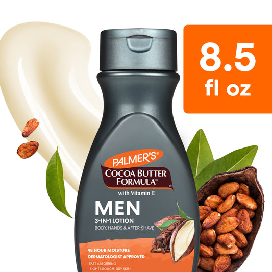 Palmer's Cocoa Butter Formula For Men Body & Face Lotion 8.5 Oz