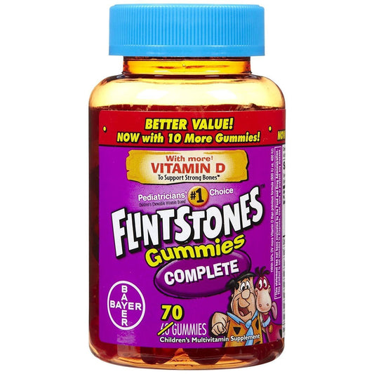 Bayer Flintstones Complete Children's Multivitamin Supplement 70