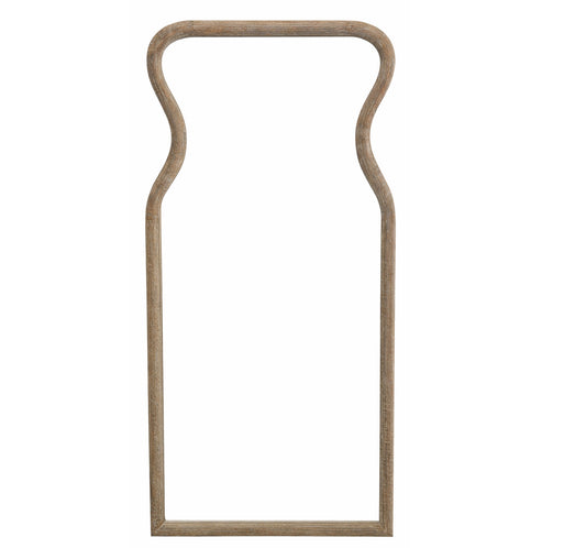 Decorative Full-Length Wall Mirror with Mango Wood Frame, 32X70"