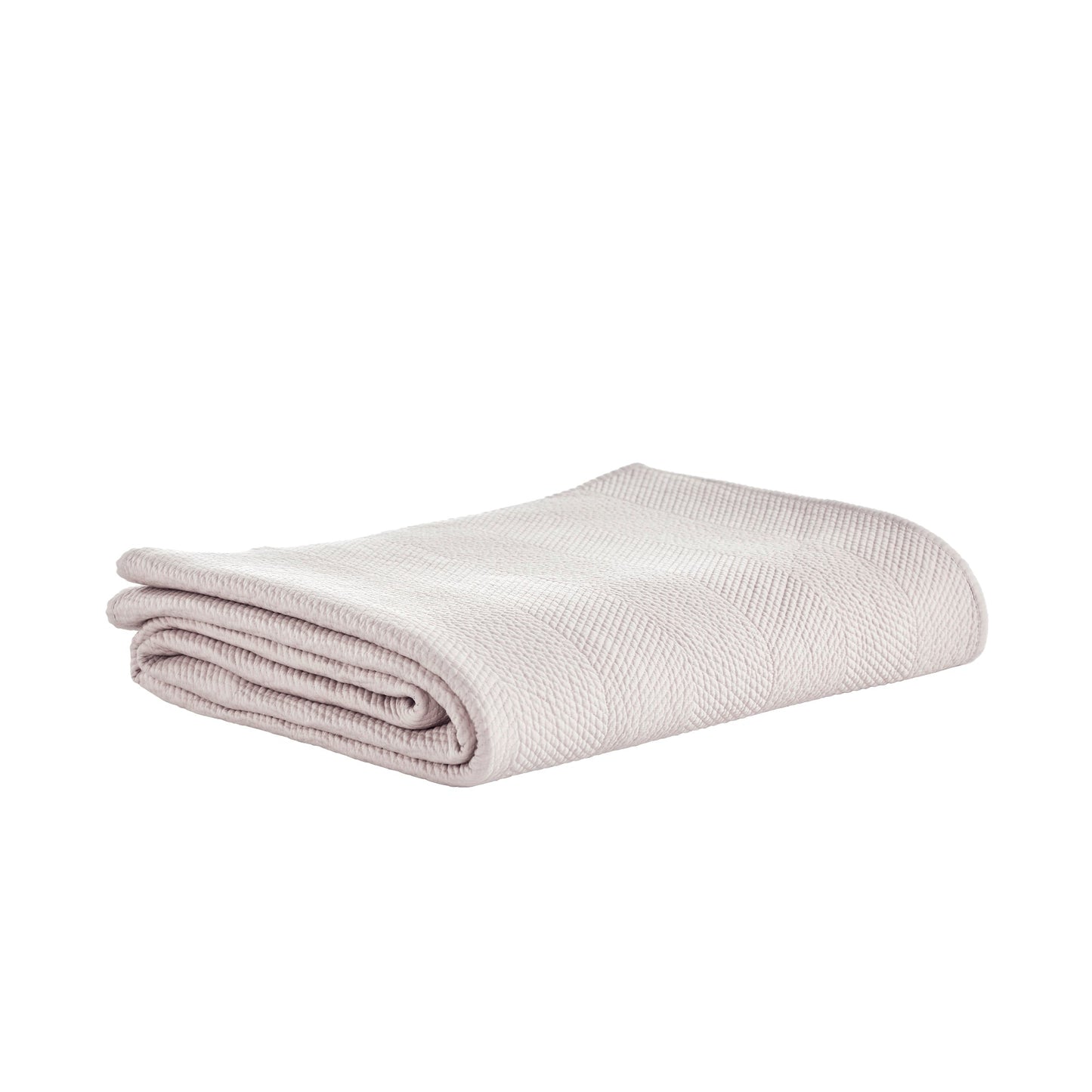 Athena Chevron Quilted Sateen Coverlet - Clearance