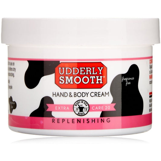 Udderly Smooth Extra Care Cream With 20% Urea, Replenishing, 8 Ounce