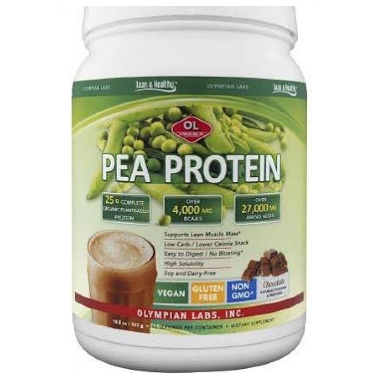 Olympian Labs Pea Protein Chocolate 533 Gm Powder