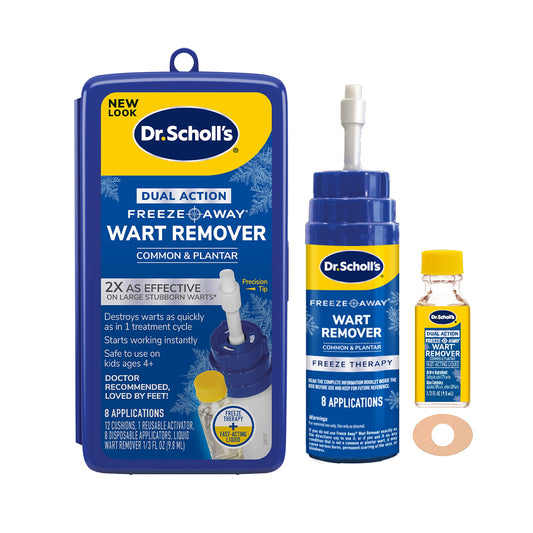 Dr. Scholl's Dual Action Freeze Away + Wart Remover - 0.33 Fl Oz