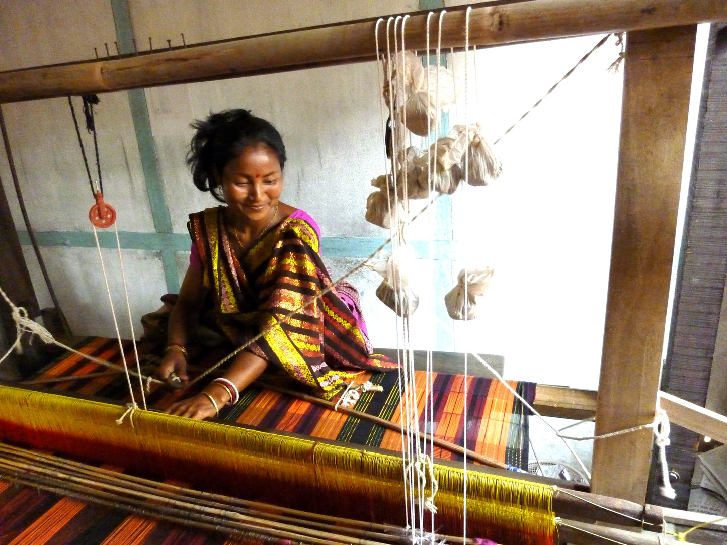 WEAVEHER Handwoven Cotton Napkins – Set of 4. Cotton – Fair Trade – Artisan Made