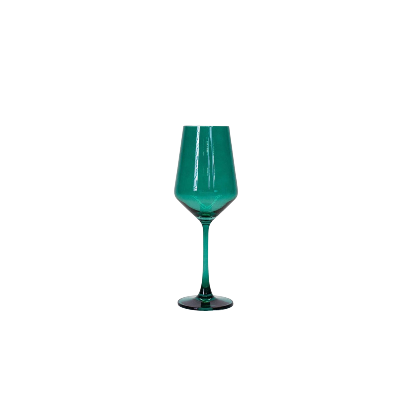 Emerald Green - Colored Wine Glass