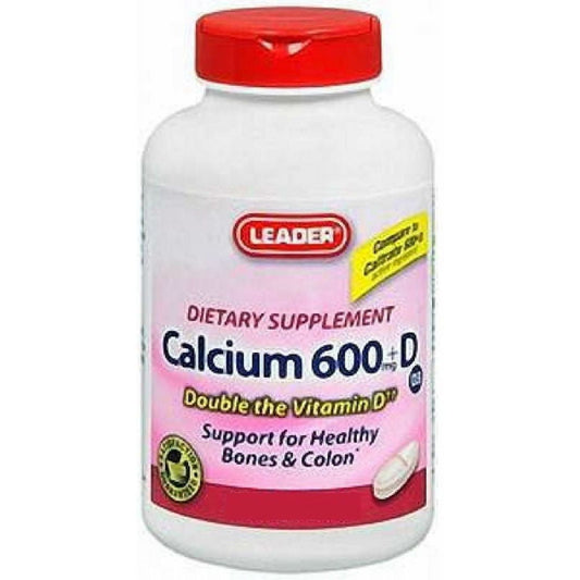 Leader Calcium Plus D3 Dietary Supplement Chewable Tablets