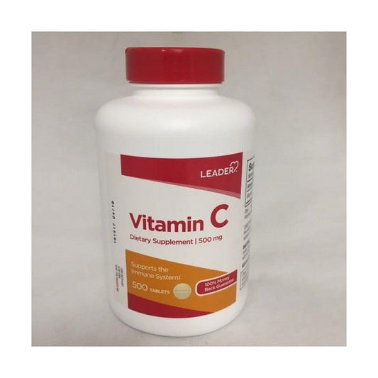 Leader Vitamin C, 500 Mg, Tablets