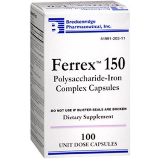 Ziks Iferex 150 Iron Supplement Capsules