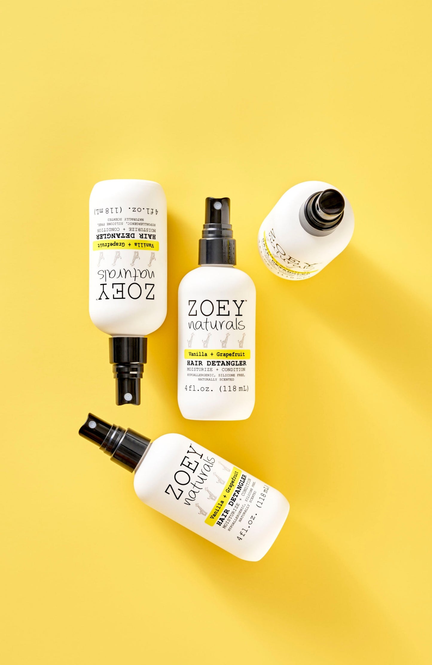Vanilla + Grapefruit Hair Detangler