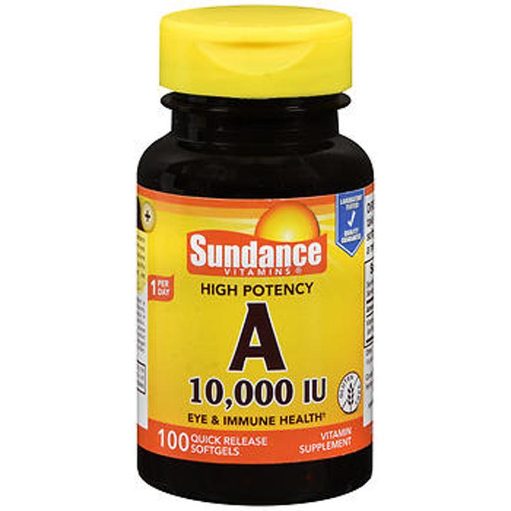 Sundance Vitamins High Potency A Quick Release Softgels