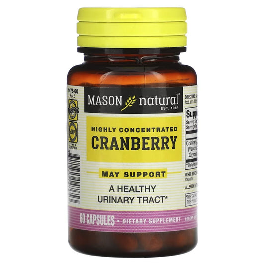Mason Natural Highly Concentrated Cranberry Capsules, #1476