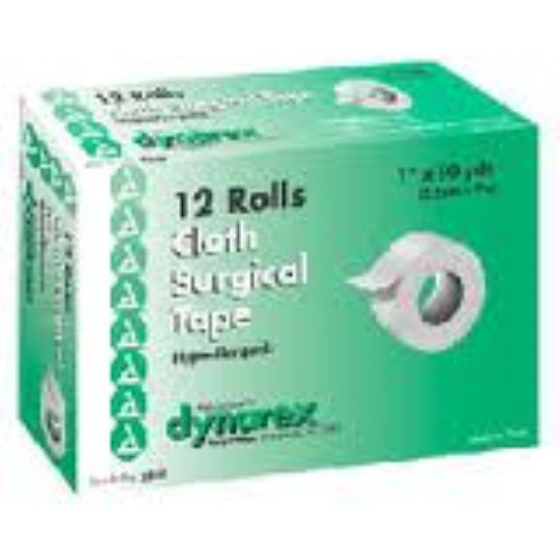 Dynarex Cloth Surgical Tape 1"X10 Yd, 12 Rolls
